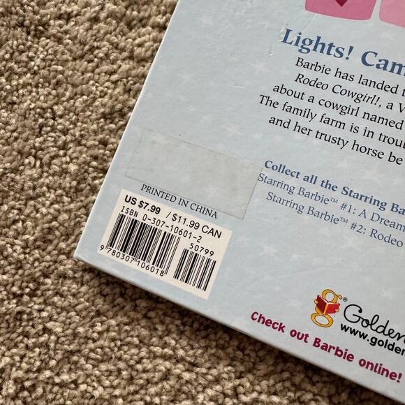 Barbie Hardback Children's Book Rodeo Cowgirl! #2 by Alison Inches On the Farm - Picture 4 of 13